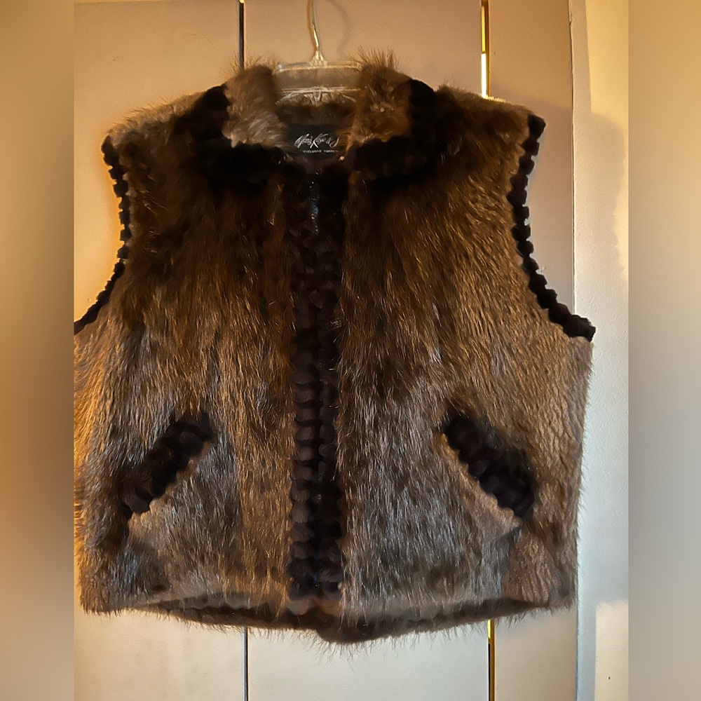 Natural Beaver vest